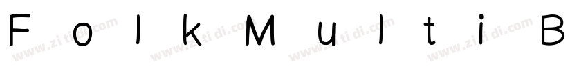 FolkMulti Bold字体转换